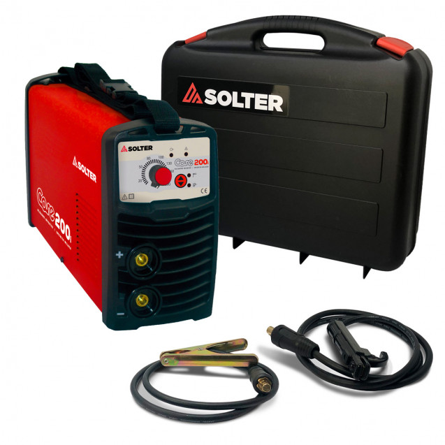 SOLDADOR Inverter CORE 200i con maletín SOLTER