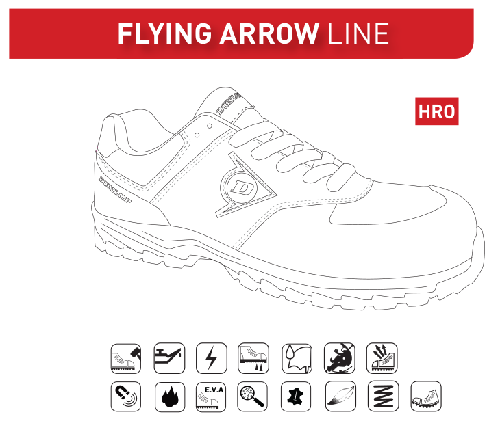 Zapatos de Seguridad Dunlop Flying-Arrow-S3 Azul