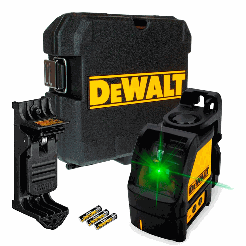 Nivel Laser DEWALT 2 Lineas ( LUZ VERDE) DW088CG/XJ
